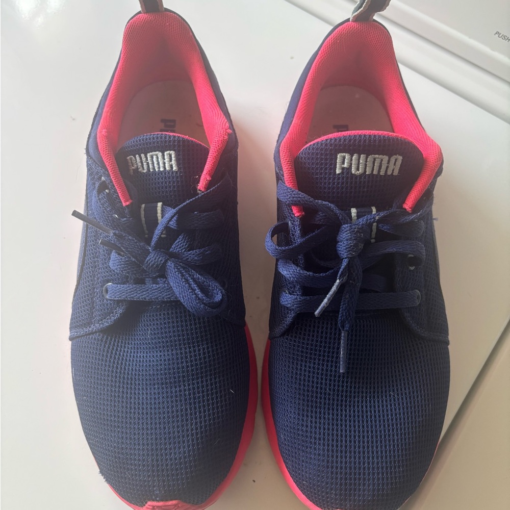 Puma Women's Shoes - Navy and Pink